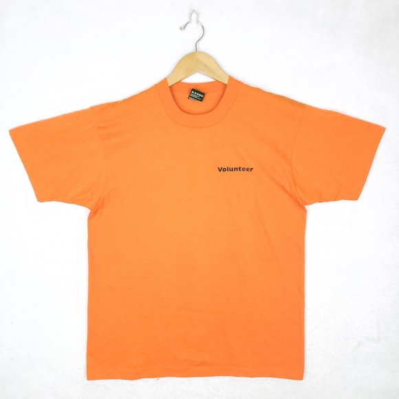 Vintage 90s Houston Astros Volunteer Astro Orbiters Single Stitch Rare T-shirt - Picture 2 of 5